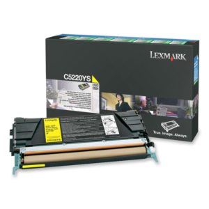 Toner Lexmark C5220YS, yellow, 3 k, C522n , C524 ,