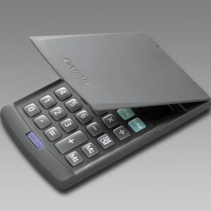 Calculator birou Canon  LS39EBL, 8 digiti, display LCD, alimentare