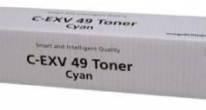 Toner Canon EXV49C, cyan, capacitate 19000 pagini, pentru iR Advance