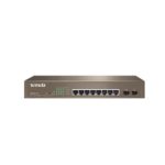 Tenda 8Gigabit + 2SFP Managed PoE Switch, TEG3210P; Copper Ports: