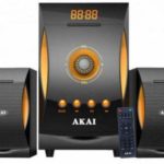 Sistem boxe 2.1 AKAI bluetooth MP3/FM/SD 18W+10Wx2, Negru