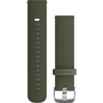 Curea ceas Garmin Vivoactive 3, Replacement band, silicone, culoare Moss