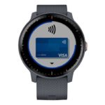 Ceas Smartwatch Garmin vivoactive 3 Music, GPS, silicon, Mod ceas