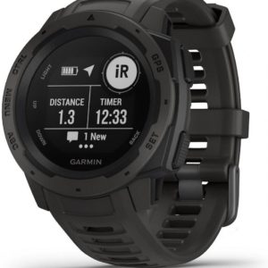 Ceas Smartwatch Garmin Instinct, GPS, Graphite