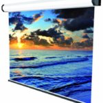 Ecran de proiectie electric Sopar Professional, 240 x 200cm, Telecomanda