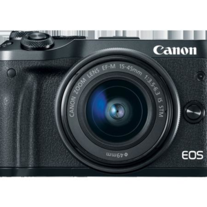 Camera foto Canon EOS M6 EF-M 15-45mm, 24.2Mpx, obiectiv EF-M