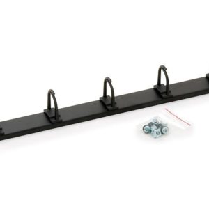Organizator orizontal tip "pieptene" Triton, 1U, negru