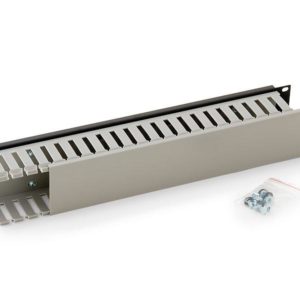 TRITON Panou pentru dirijare cablu 19" 1U cu sina de