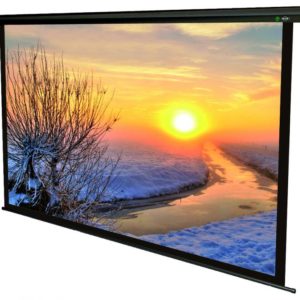 Ecran de proiectie electric Sopar Lorenzo, 160 x 160cm, Telecomanda
