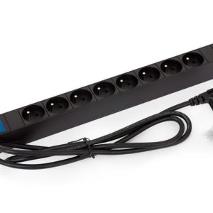 PDU Triton 19‘‘ distribution panel 1U, 19' PDU 8xNF C61-314,3x1.5mm