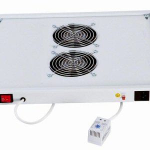 Panou ventilatie Triton pentru rack de podea 19, 2 ventilatoare