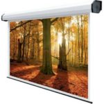 Ecran de proiectie Electric Rubin White Sopar 600x400cm,1:1, Telecomanda cu