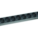 Bachmann IT PDU 9 x prize Schuko, in Schuko,1U, impamantare,