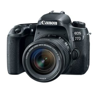 Camera foto Canon EOS77D KIT, obiectiv 18-55mm F4.0-5.6 IS STM,
