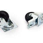 Set 4 roti Triton 2 roti cu frana, incarcare maxima