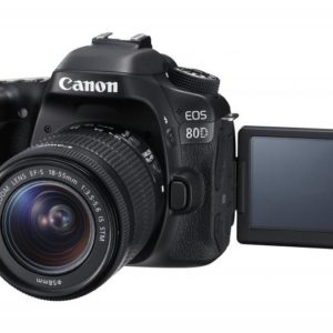Camera foto Canon EOS80D kit+ obiectiv EF-S 18-55IS STM, 24MP,