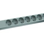 Bachmann prelungitor 19" 1HE 8xSchuko 1xclema;