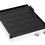 Raft fix perforat Triton 19" 1U/750 capacitate incarcare 80kg, negru