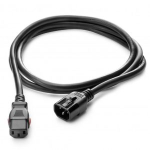 HPE C13/C14 WW 10A 3m Blk Lckng PC