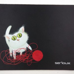 Mouse pad Serioux, model Cat and ball of yarn, MSP01,