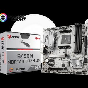 Placa de baza MSI B450M MORTAR TITANIUM, Socket AM4