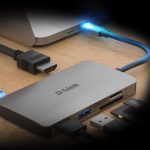 D-Link 6-in-1 USB-C Hub with HDMI, SD/microSD card reader and