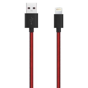 Cablu Lightning Serioux, piele ecologica, compatibil Apple, MFI, 1m,diverse culori,