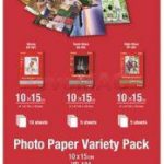 Hartie foto Canon VP-101S Variety Pack, dimensiune 10x15cm, greutate 200g/m2,