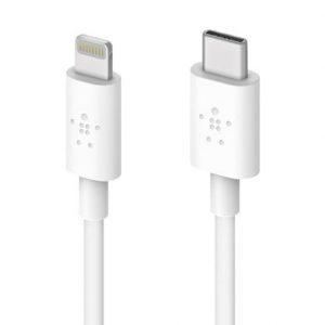 Belkin MIXIT USB-C™ Cable with Lightning Connector, 1.2m white