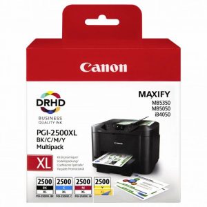 Cartus cerneala Canon PGI2500XLMULTI, multipack, Dual Resistant High Density, pentru