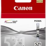 Cartus cerneala Canon CLI-521BK, black, 9ml / 665 pagini, pentru