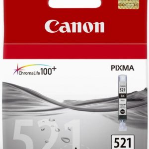 Cartus cerneala Canon CLI-521BK, black, 9ml / 665 pagini, pentru