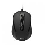 Mouse A4tech cu fir, optic, V-TRACK, 1600dpi, negru, V-Track padless,