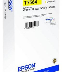 Cartus cerneala Epson T75644, yellow, capacitate 14ml, 1500 pagini, pentru