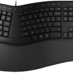 Tastatura Microsoft Wired Ergonomic, USB, neagra