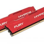 Memorie RAM Kingston HyperX FURY Memory Red, DIMM, DDR3, 8GB