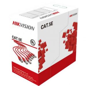Cablu UTP Cat5e Hikvision HWC-5EAU-G, material: aluminiu placat cu cupru