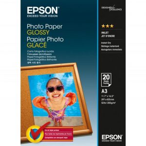 Hartie foto Epson S042536, dimensiune A3, 20 coli, tip glossy,