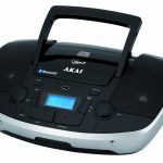 Radio portabil AKAI APRC-108, 6W, CD, MP3, Negru
