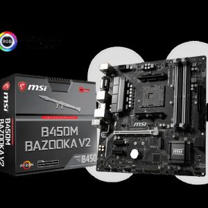 Placa de baza MSI B450M BAZOOKA V2, Socket AM4