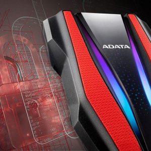 HDD Extern ADATA HD770G, 2TB, Rosu, USB 3.2