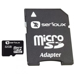 Micro Secure Digital Card Serioux, 32GB, SFTF32AC10, Clasa 10, cu