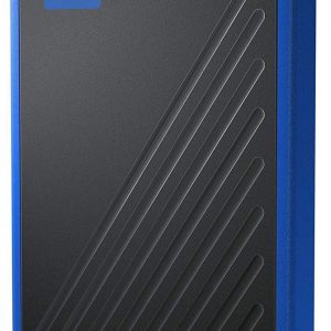 SSD Extern WD My Passport Go, 500GB, negru si albastru,