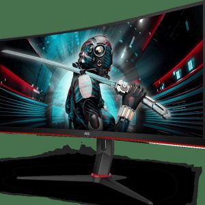 Monitor WLED AOC CU34G2X/BK, 34inch, UWQHD VA, 1ms, 144Hz, negru