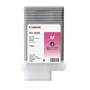 Cartus cerneala Canon PFI-104M, magenta, capacitate 130ml, pentru iPF65X, iPF75X,