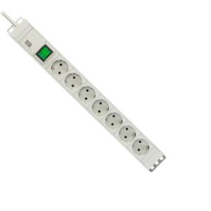 Bachmann IT PDU 7x prize Schuko, 1x Switch, 2-pole,