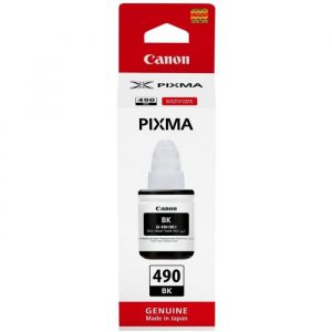 Cartus cerneala Canon GI-490 BK, pigment black, capacitate 135ml, pentru