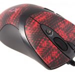 Mouse A4tech cu fir, laser, Oscar, 3600dpi, negru/rosu, XL-740K, Snake