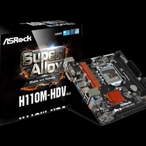 Placa de baza AsRock H110M-HDV R3.0, Socket 1151