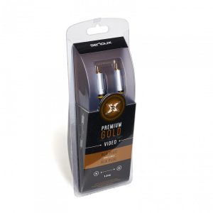 Cablu audio-video Serioux Premium Gold, RCA tata - RCA tata,